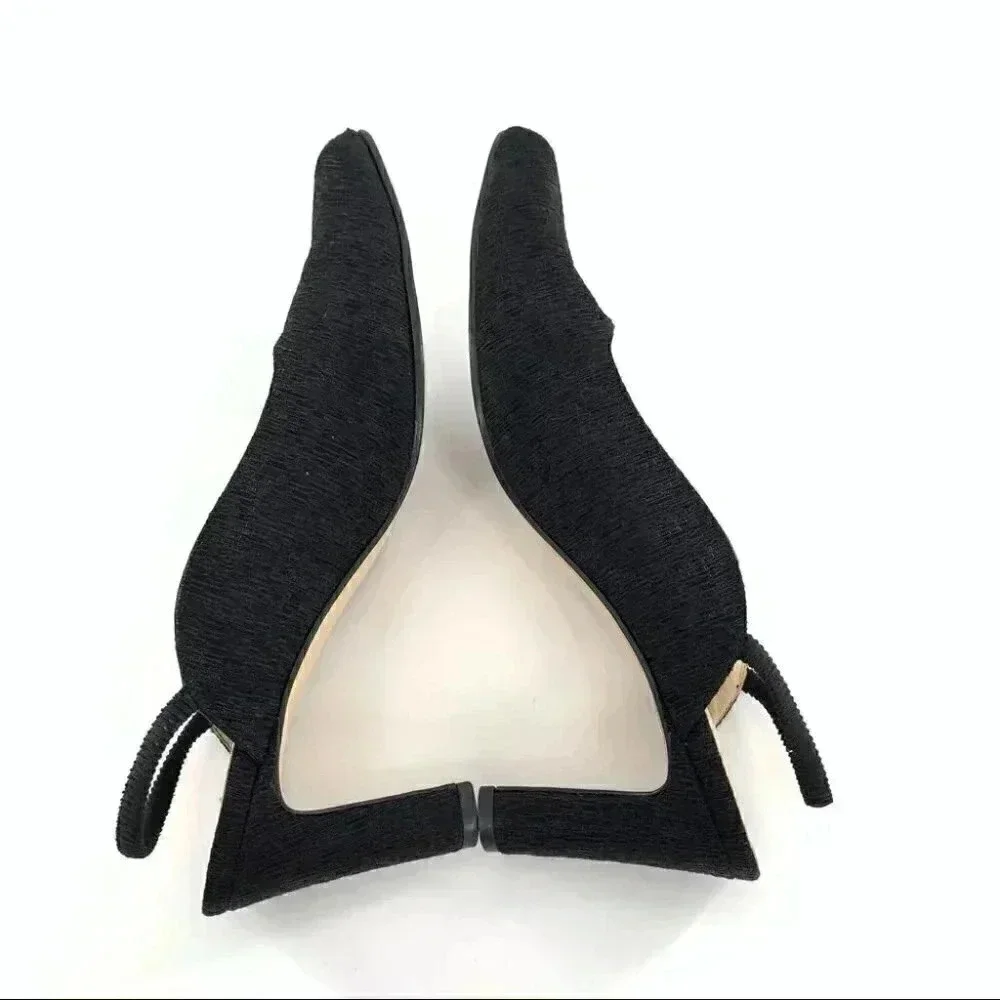 Jones New York heels size 7 AA black formal mother of the bride 80s 90s vintage